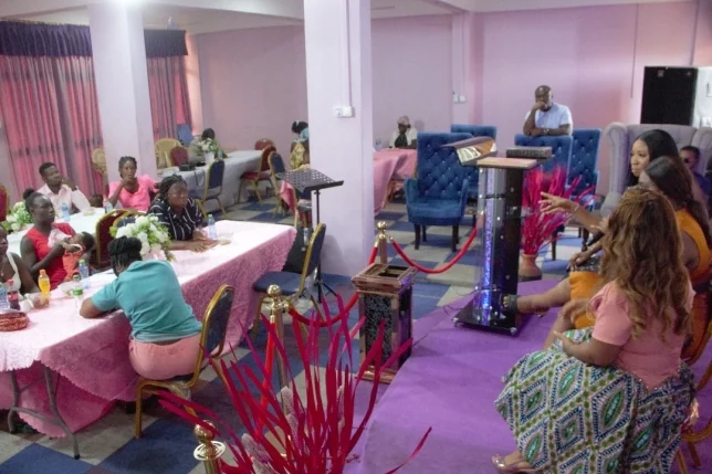 Participants gathered for a Blossom Foundation workshop